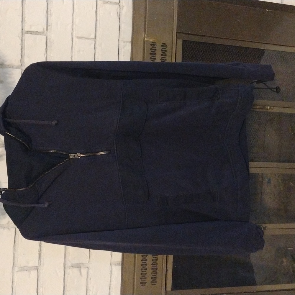 Men Navy Blue Jacket (S)